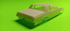 Body Hood Olds Cutlass Oldsmobile 442 FE3-X 1/25 Revell Header Panel Rear Bumper