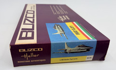 Vintage 1967 Buzco Fiat G.91 Heller Authentic Model Kit 1:50 Scale