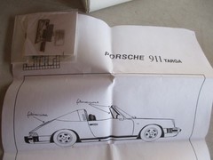🏁PIT #80 PORSCHE 911 SC TARGA SPORTS CAR RESIN & METAL 1:43 KIT 🏁 MORE LISTED