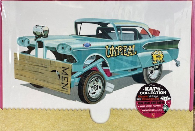 1958 Edsel Funny Car “UNREAL” AMT 1321 scale model kit 1/25