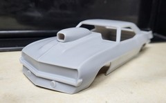 1/24 scale resin 3d printed Outlaw 1969 Camaro drag body model slot car