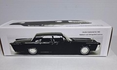 New Black 1965 Lincoln Continental Custom Dealer Promo Model BOX ONLY NO CAR