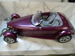 AMT 1/25 1994 DEALER PROMOTIONAL CAR PLYMOUTH PROWLER ROADSTER PURPLE -MIB