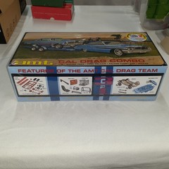 AMT 1/25 CAL DRAG COMBO 1964 GALAXIE, AWB FALCON & TRAILER MODEL KIT # 1223 F/S