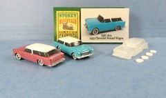 New! SMC-872 1955 Chevrolet Nomad Wagon 2 Door HO-1/87th Scale Clear Resin Kit