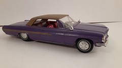 Vintage AMT 1962 Pontaic Bonneville Model Car, Hand Painted with Brush