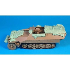 1:35 Casting Resin Model Assembly Kit, GK, Half-Track Vehicle Stack, Unpainte…