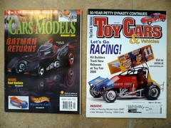 Vintage 8 Pc Lot Model Car, Slot Car, & Toy Magazines