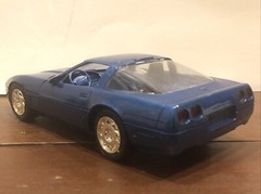 1991 Chevrolet Corvette ZR1 Dealer Promo Car QUASAR BLUE 1:25 AMT / ERTL