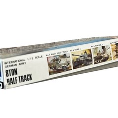 Hasegawa Mini Box 11 8Ton Half Track Model Kit 1/72 Scale German Army