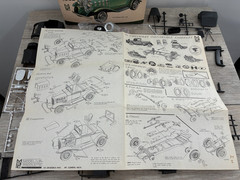 Vintage MPC Chevrolet Roadster 1932 1:25 Scale Budd Anderson Model Kit Open Box