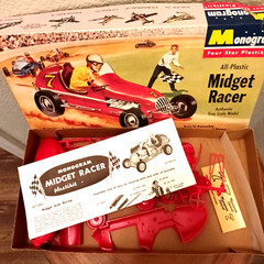 Monogram All-Plastic Midget Racer Model Kit.