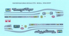Yesteryear Veney’s Vega F/C 1/25 drag decal