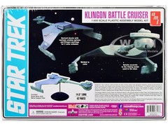SKILL 2 MODEL KIT KLINGON BATTLE CRUISER “STAR TREK” 1/650 SCALE BY AMT AMT1428