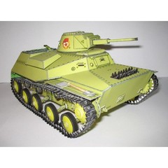 OREL 022 – 1/25 Paper model kit Military armor Tank Т-30 scale set