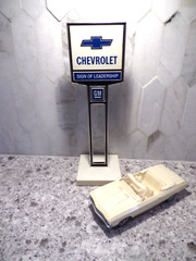 1970’s-1980’s Chevrolet Dealership Promo Model Desk Sign 1/25 scale