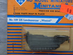 Roco Minitanks (NEW) 1/87 Z-159 WWII US Weasel Amphibious Armore Craft Lot#5807K