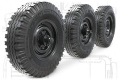 MiniArm 1/35 UaZ-469 Sagged Wheel set (4pcs and extra) for Zvezda kits