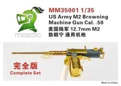 MOSAIC MM35001 1/35 US Army M2 Browning Machine Gun Cal..50 Complete Set