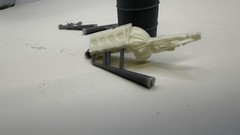 1/25 scale rat rod headers Zoomies 3d Printed Set Of 4