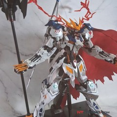 [PRICE REDUCED] PG Barbatos Custom Painted Gunpla Urethane High Gloss Metallic