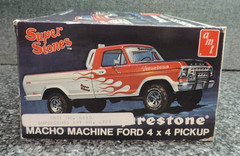 Vintage AMT Super Stones 1978 Ford 4×4 Pickup 1/25th Model Kit Box #2707