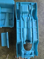 AMT 1/25 1957 CHEVY BEL AIR BODY AND RELATED PARTS STK A57T