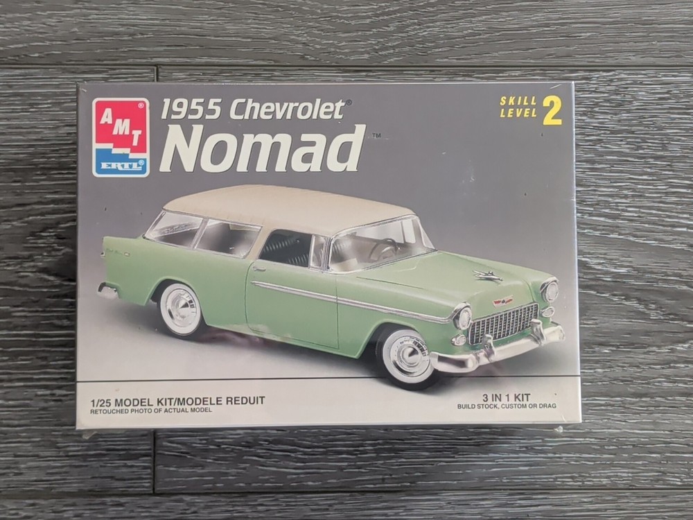 AMT/Ertl 1955 Chevrolet Nomad 3-in-1 Kit #8320, Sealed Mint In Box, Dated 1997