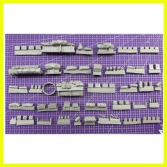 1/35 Cast Resin Model Assembly Kit, GK, M2 Half Track Armored Vehicle Debris,…