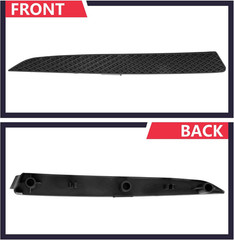 Front Headlight Headlamp Trim Black Driver Passenger Pair Fit for 2013 2014 2015