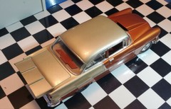 Resin Rear Spoiler & Outlaw Hood Combo for ’55 Chevy Bel Air Sedan 1/25.