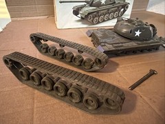 Monogram U.S. Army Patton Tank 1/48 Scale Model Kit Vehicle Snap Tite Vint 1974