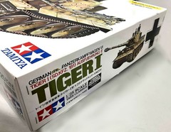 Tamiya German Army Heavy Tank Tiger I, Plastic Display Model 1/25 Scale [30611]