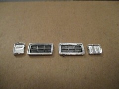 REVELL/AMT/MPC/MONOGRAM DODGE MANACO GRILL AND HEADLIGHTS