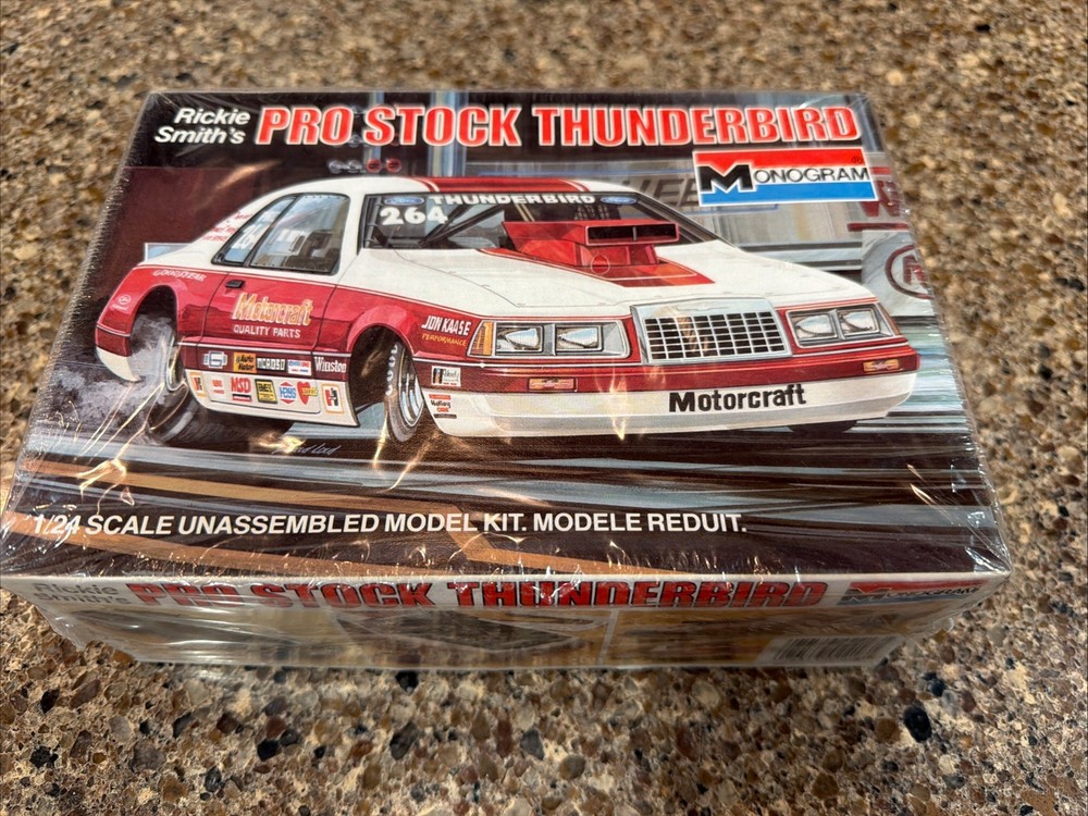 MONOGRAM PRO STOCK THUNDERBIRD FACTORY SEALED INSIDE KIT! CIRCA 1984! VMCP!