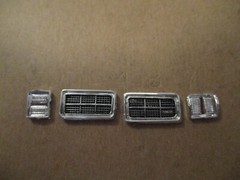 REVELL/AMT/MPC/MONOGRAM DODGE MANACO GRILL AND HEADLIGHTS