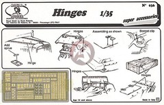Royal Model 1/35 Various Hinges / Mechanical Bearings [PE Diorama Accessory] 036
