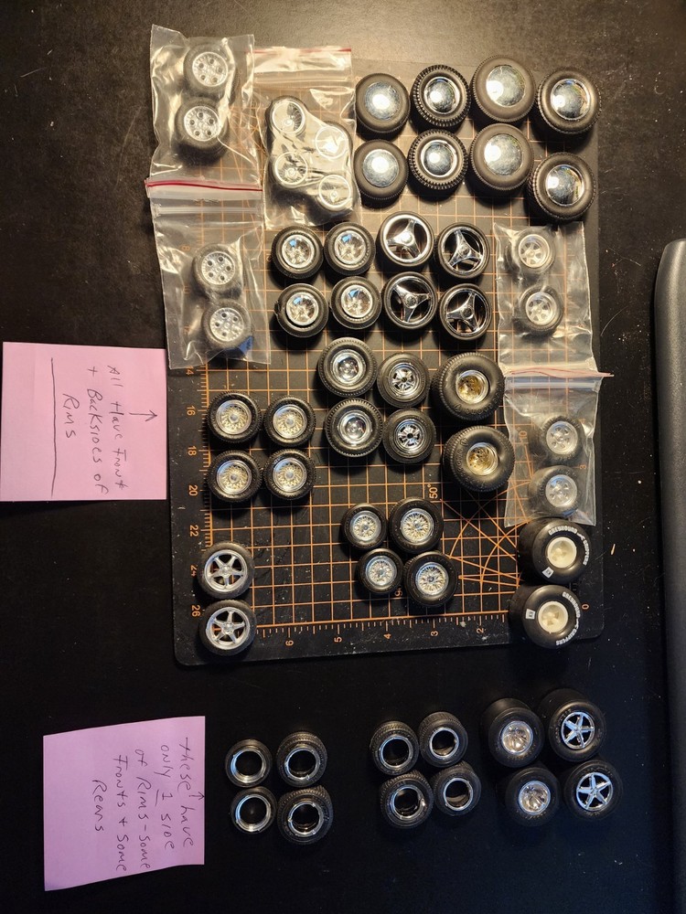 Model Car 58 Rubber/plastic Tires/Rims