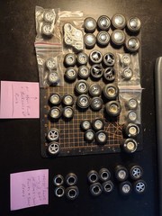 Model Car 58 Rubber/plastic Tires/Rims