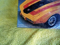 VINTAGE/NEW, SEALED! MPC (1984) 1975 CORVETTE CONVERTIBLE, #6360-11EO, ERTL, USA
