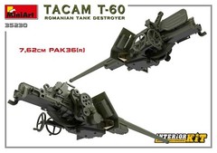 MiniArt 1/35 35230 WWII Romanian Tacam T-60 Tank Destroyer (Interior Kit)
