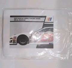 NASCAR 2025 Advance Auto Parts Weekly Series NAAPWS Contingency Decal Program