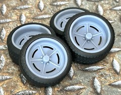 Resin 21/20 Inch: “US Mags Wildcat” Model car Wheels/Tires 1/24 1/25 scale
