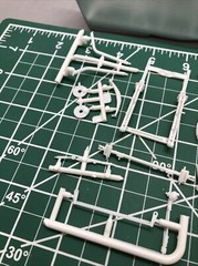 Gasser STRAIGHT AXLE Kit W Springs Shocks Brakes Subframe 1:25 LBR Model Parts