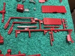 1 25 scale model parts Little Red Wagon Rear End And More Lot Only