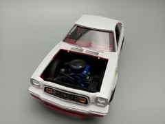 AMT 1/25 Scale Model ’77 Ford Mustang II Hell Driver Car Build 1 of 3 Ways 1475
