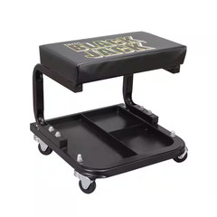 250 Lbs. 14.4 In. L Rolling Mechanic Creeper Seat with Tool Tray