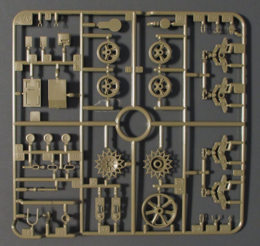 TAMIYA 1/35th Scale US M3 Stuart – Parts Tree A from Kit No. 35360