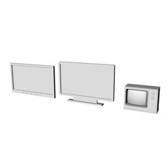 Yao’s Studio LYT32078 1/32 LCD TV & Vintage Television