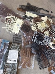 Large Group Lot Vintage Model Models Ship Ships Boat Boats Junk Yard Junkyard